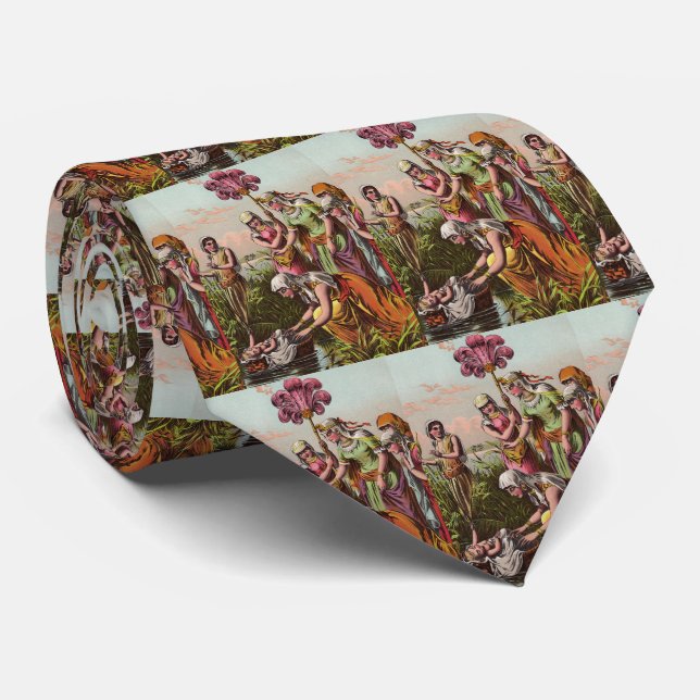 Gravata Bebê Moses em uma cesta (Rolled)