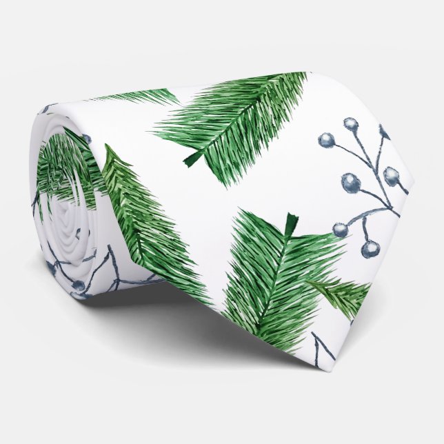 Gravata Beleza do País das Festas de inverno (Rolled)