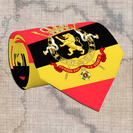 Gravata Belga Flag & business Bélgica, viagem / esportes