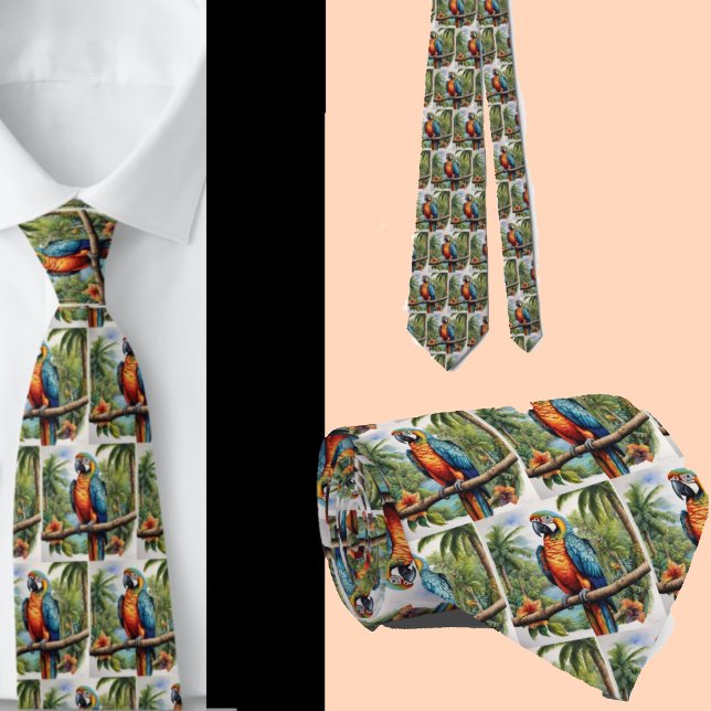 Gravata Belo Arco-Íris Parroz Necktie (Criador carregado)