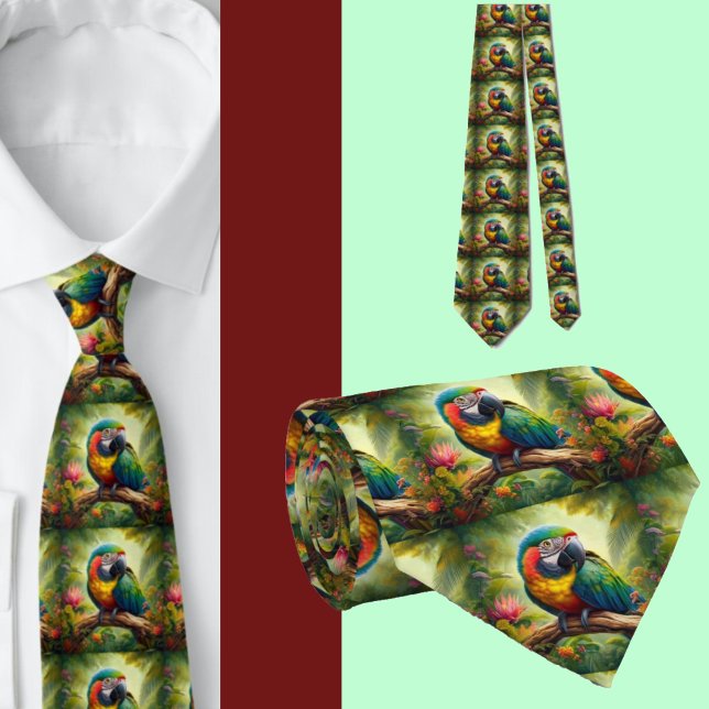 Gravata Belo Arco-Íris Parroz Necktie (Criador carregado)