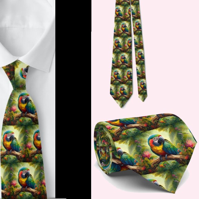 Gravata Belo Arco-Íris Parroz Necktie (Criador carregado)