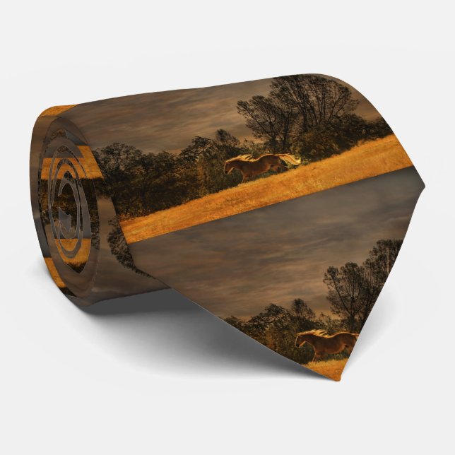 Gravata Belo Colo de Cavalo Corrente (Rolled)