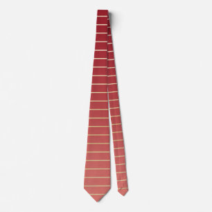 Gravata Belo Elegante Dourado Vermelho