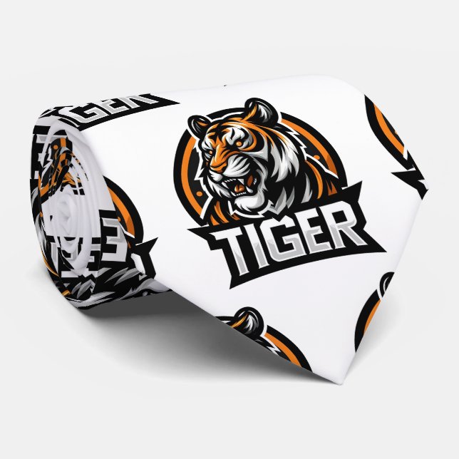 Gravata Bengal Tiger (Rolled)