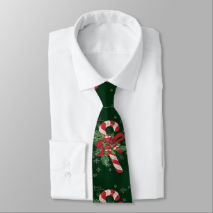 Gravata Bengala de Natal Vintage Alegre