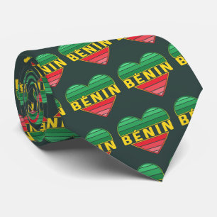 Gravata Beninese Heart, Eu Adoro Benin
