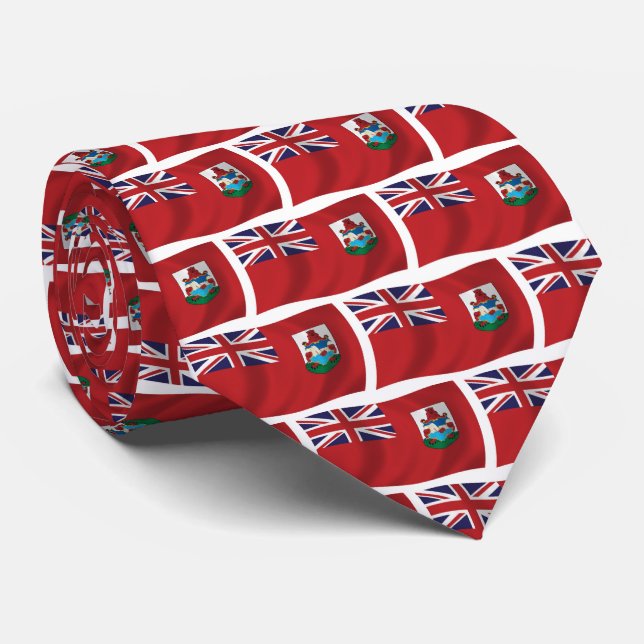Gravata Bermuda Flag Tie (Rolled)