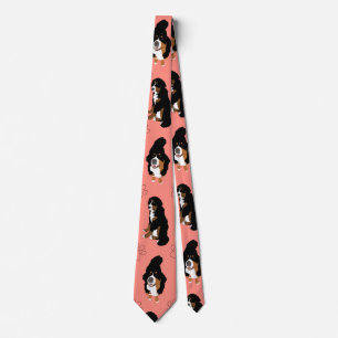 Gravata Bernese Mountain Dog Tie