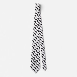 Gravata Best Man Mustache Necktie