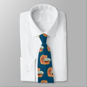 Gravata Betta Fish Neck Tie