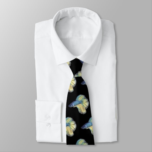 Gravata Betta Fish Neck Tie (Amarrado)