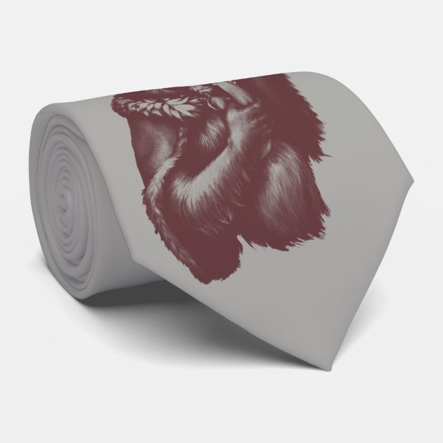 Gravata Big Chimpin' (Monocromo) (Rolled)