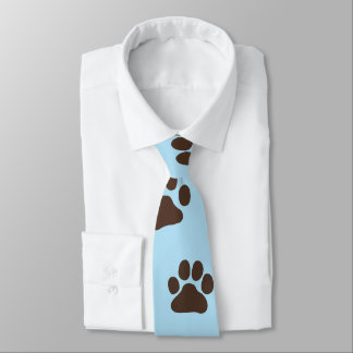 Gravata Big Dog Paw imprime o punho do cachorro novelty Lo