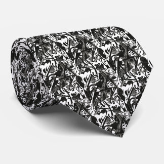 Gravata Birth of the Wolves Art Pattern Neck Tie