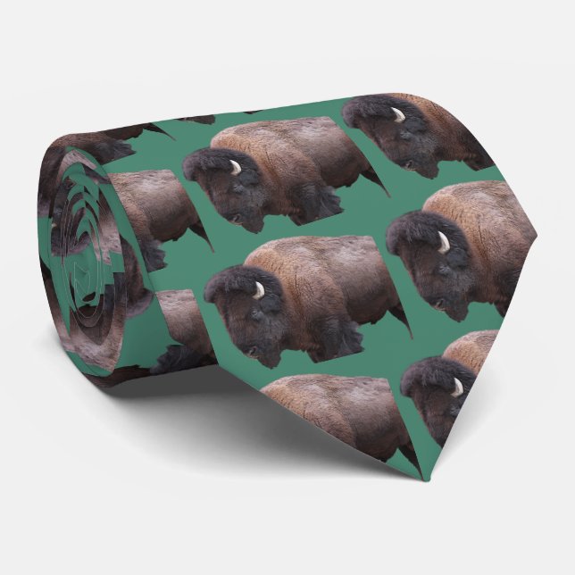 Gravata Bison americano (Rolled)