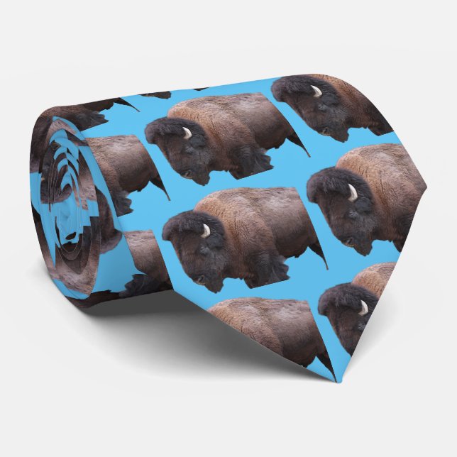 Gravata Bison americano (Rolled)
