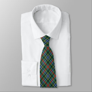 Gravata Bisset Clan Tartan Green Xadrez