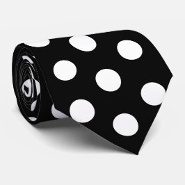 Gravata Black and White Racing Silks Polka Dot Derby Day