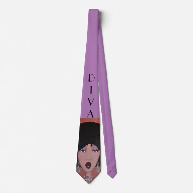 Gravata "Black Beauty Diva" NECK TIE (Frente)