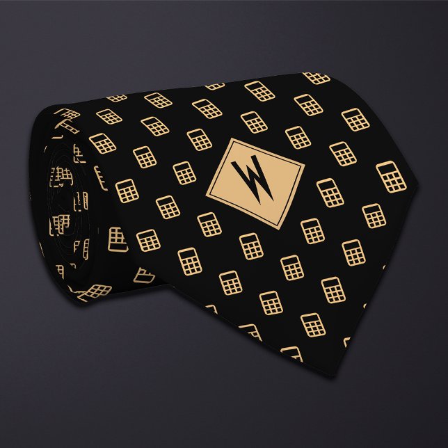 Gravata Black Bookkeeper Calculator (Criador carregado)