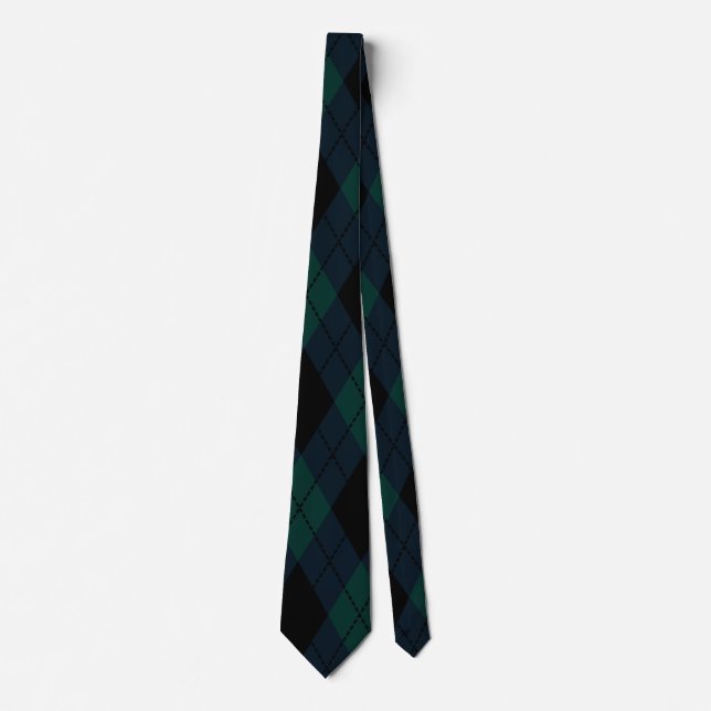 Gravata Black Diamond Tartan Tie (Frente)