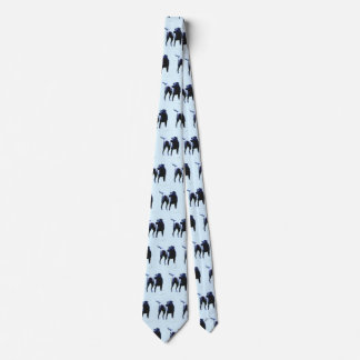 Gravata Black Labrador em azul BG