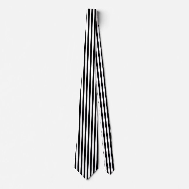 Gravata Black Pinstripe Tie (Frente)