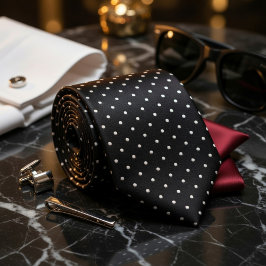 Gravata Black & Platinum Ultra Premium Subtle Luxury 