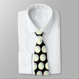 Gravata Black Retro Dots Tie