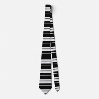 Gravata Black Stripe Tie – Bold Modern Accessory
