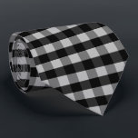 Gravata Black White Gray Checkerboard<br><div class="desc">Great gift ideas for birthday,  Christmas,  Father's Day ... </div>