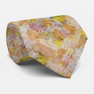 Gravata Bliss Suburbanas Tie - Abstrato Art de Paul Klee