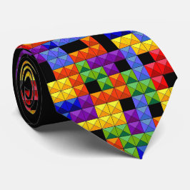 Gravata Blocos OPUS Tetromino - Duplo Lado