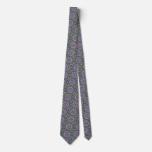Blue Beast Running Honey Kaleidescope Tie