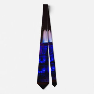 Gravata Blue Buckingham Fountain Neck