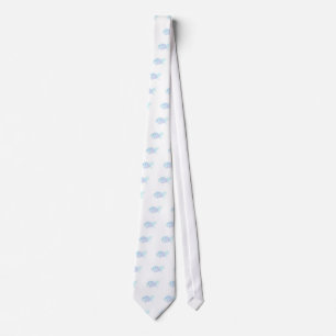 Gravata Blue Fish by Wendy C. Allen