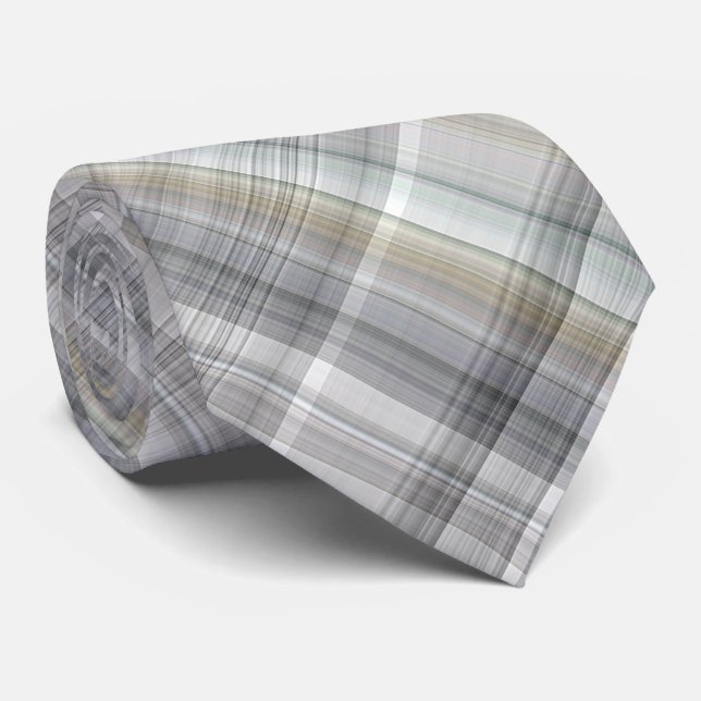 Gravata Blue/Gray/Tan Plaid (Rolled)
