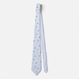 Gravata Blue Hydrangea Floral Tie