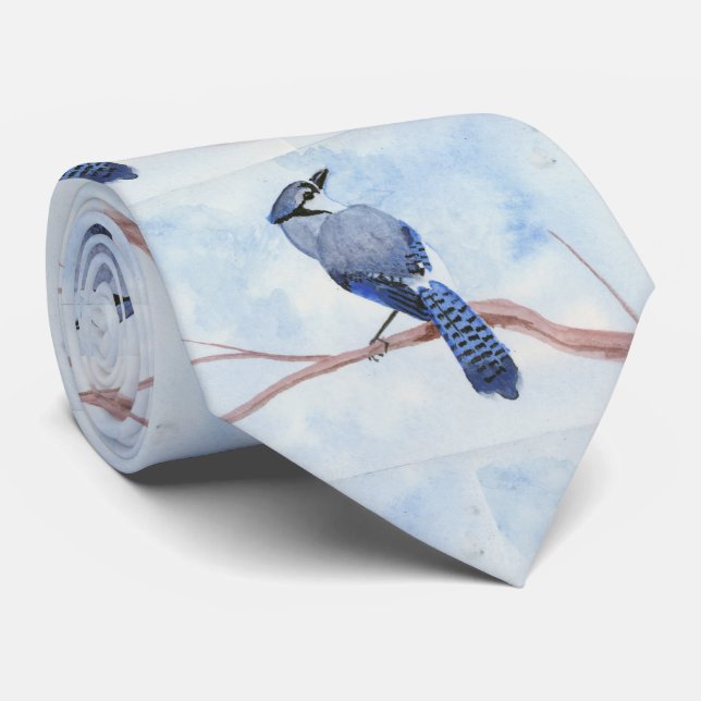 Gravata Blue Jay (Rolled)