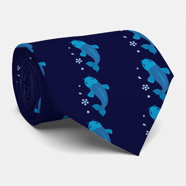 Gravata Blue Koi Fish (Rolled)