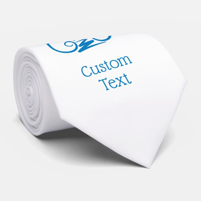 Gravata Blue Lyre (Rolled)