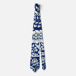 Gravata Blue Mallow por William Morris