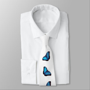 Gravata Blue Morpho Butterfly Tie
