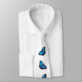 Gravata Blue Morpho Butterfly Tie