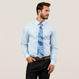 Gravata Blue Paisley