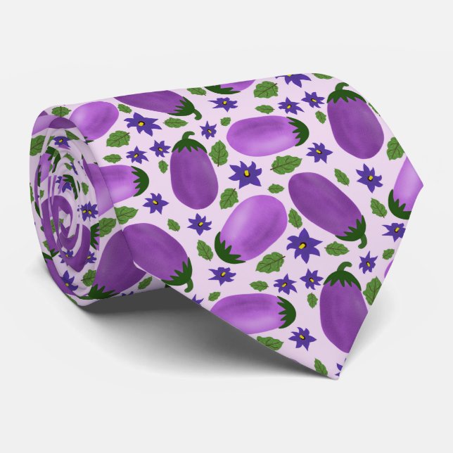 Gravata Blush & Bloom Eggplant Collection – Soft Lilac (Rolled)