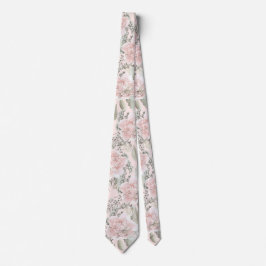 Gravata Blush floral poeirento Padrinho de casamento boho 