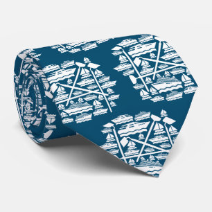 Gravata Boats & Hoes Neck Tie