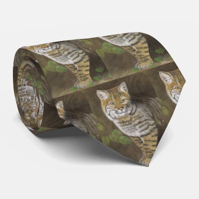 Gravata Bobcat Neck Tie (Rolled)
